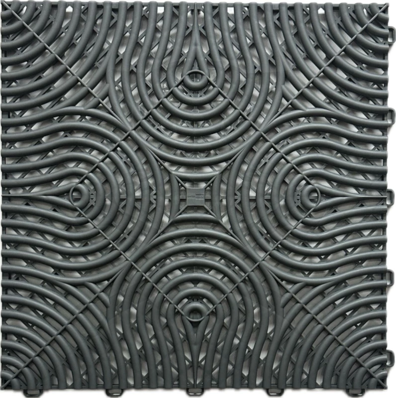 Műhelypadló - SwissDeck RibDeck Infinity 33,3x33,3cm Slate Grey