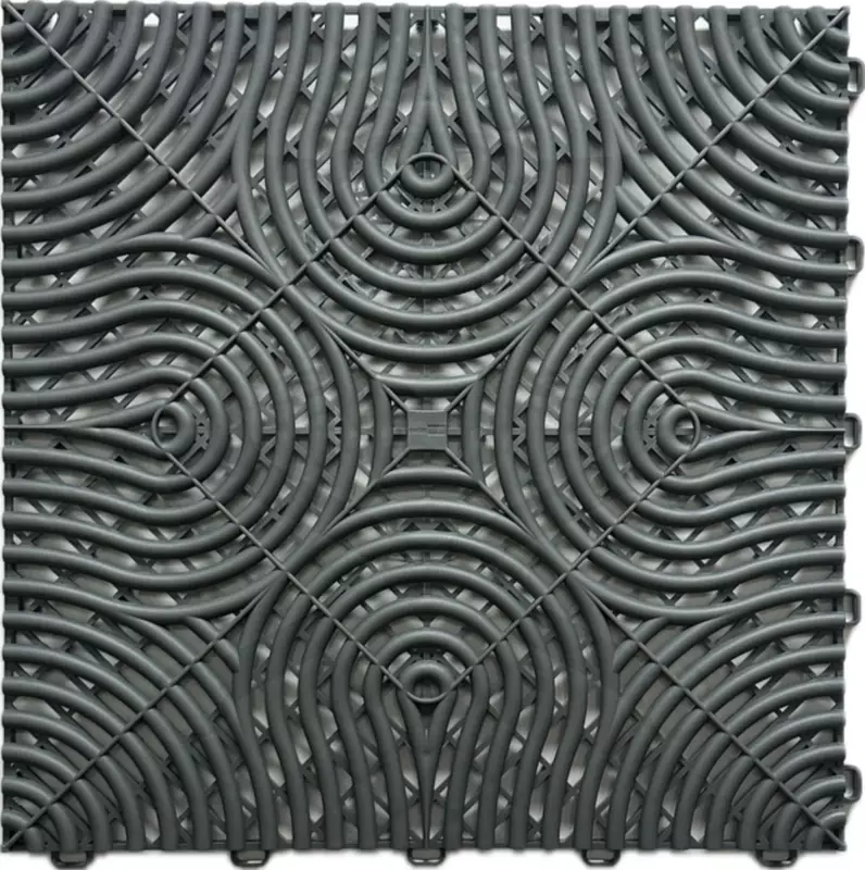 Műhelypadló - SwissDeck RibDeck Infinity 33,3x33,3cm Slate Grey