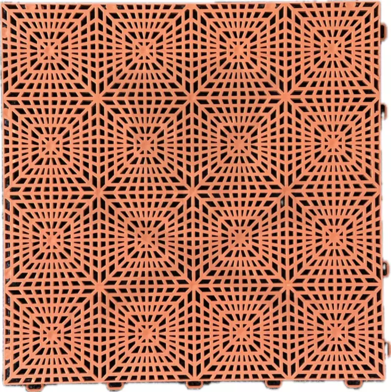 Műhelypadló - SwissDeck SportDeck 33,3 x 33,3 cm - Terracotta