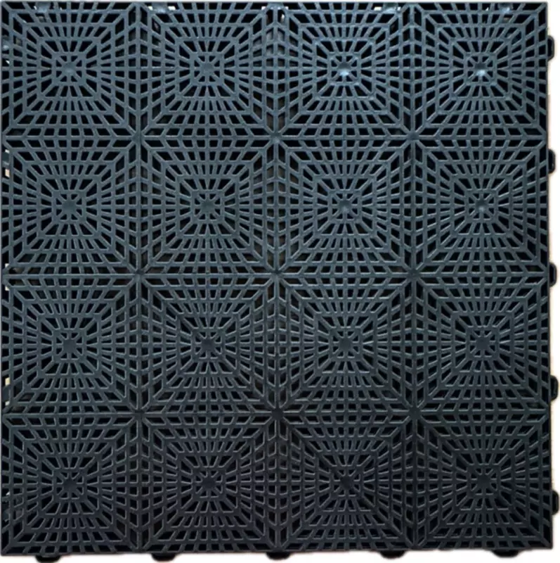 Műhelypadló - SwissDeck SportDeck 33,3x33,3cm Jet Black