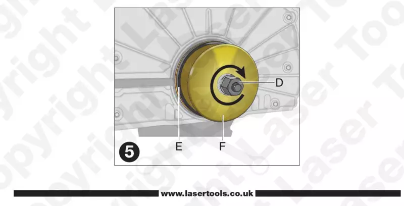 Főtengely szimering felhelyező szerszám - BMW/MINI B38-B48-B58 -Laser