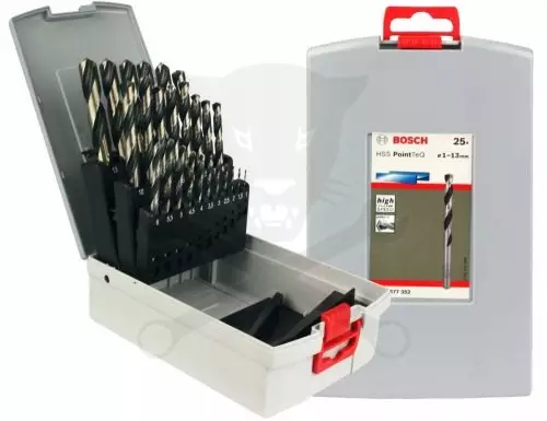 Csigafúró készlet HSS 25 db-os 1,0-13,0 mm - Bosch