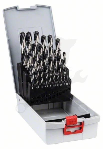 Csigafúró készlet HSS 25 db-os 1,0-13,0 mm - Bosch