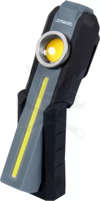 Szerelőlámpa LED COB + 1 ledes dönthető akkus 5W szerelőlámpa - Sthor