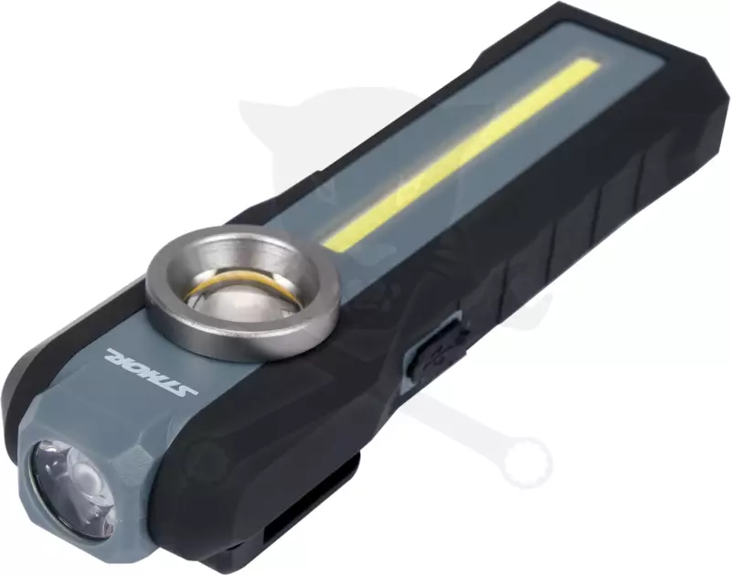 Szerelőlámpa LED COB + 1 ledes dönthető akkus 5W szerelőlámpa - Sthor