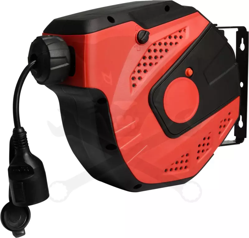 Kábeldob fali automatikus csévélődob 230V 10 +1 méter 3 x 1.5 mm2 -
