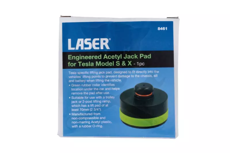 Gumipogácsa adapter - gyári emelési pontokhoz - Tesla S/X 1db