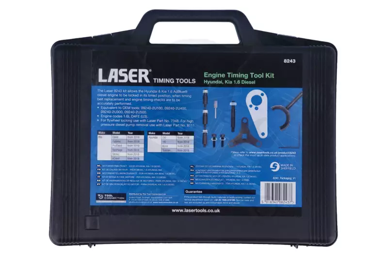 Vezérlésrögzítő készlet Hyundai, Kia 1.6 AdBlue® diesel - Laser Tools