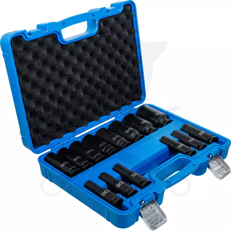 Légkulcsfej készlet 1/2" 14 db 10-32 mm metrikus hosszú BGS