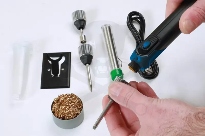 Forrasztópáka készlet újratölthető akkumulátorral - 30 W max.600°C -LASER