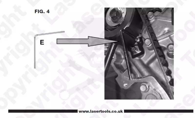 Vezérlésrögzítő készlet Hyundai, Kia 1.6 AdBlue® diesel - Laser Tools