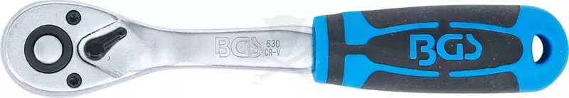 Crowa racsnis kulcs 1/4" 90 fogú, irányváltós - BGS