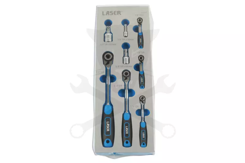 Crowa racsnis kulcs 1/4"-3/8"-1/2" Laser