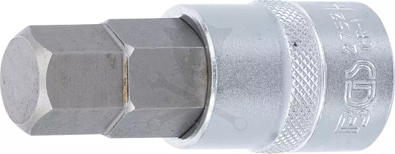 Rátűzőkulcs - crowa+bit 1/2" imbusz 11/16" x 70 mm - BGS