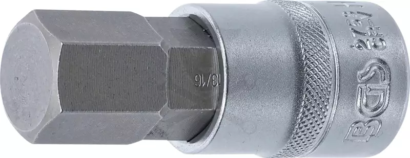 Rátűzőkulcs - crowa+bit 1/2" imbusz 13/16" x 70 mm - BGS