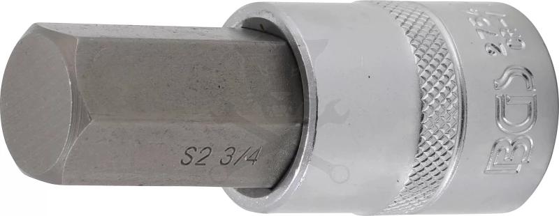 Rátűzőkulcs - crowa+bit 1/2" imbusz 3/4" x 70 mm - BGS
