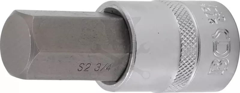 Rátűzőkulcs - crowa+bit 1/2" imbusz 3/4" x 70 mm - BGS