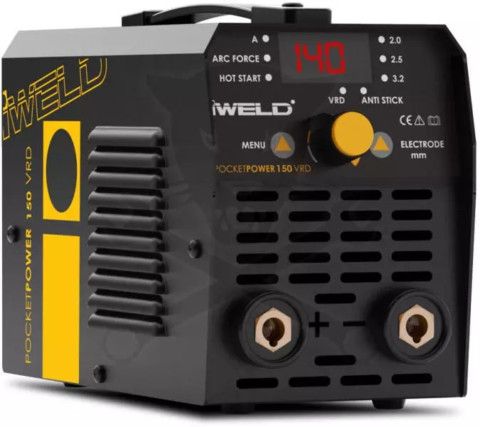 Hegesztő inverter -IGBT- Iweld Gorilla Pocketpower150 kofferes készlet
