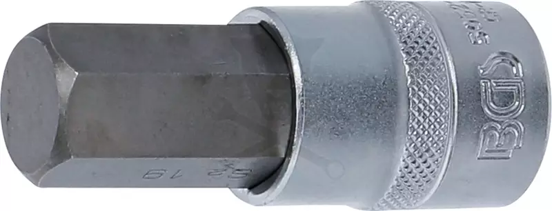 Rátűzőkulcs - crowa+bit 1/2" imbusz 19 x 70 mm BGS