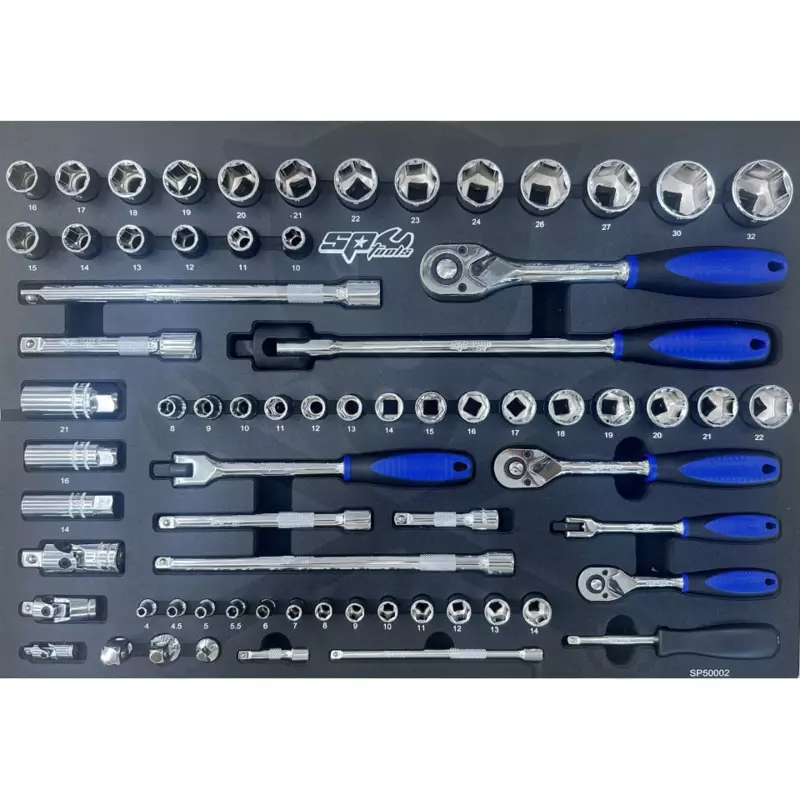 Szerszámos kocsi gyári-felszerelt 321 db-os 7 fiók CUSTOM S. ZÖLD -
