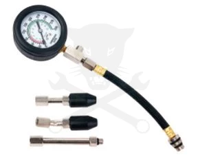Kompressziómérő benzines + fix szár (2 db) + fix toldó - SP Tools