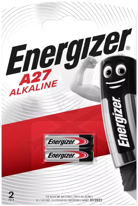 Elem 12V - A27 / LR27A / MN27 riasztóelem - 1 db - alkáli Energizer