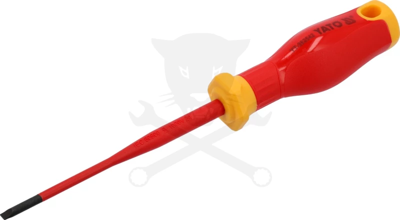 Csavarhúzó szigetelt lapos 3,5x100 mm VDE 1000V - Slim - Yato