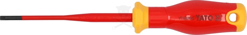 Csavarhúzó szigetelt lapos 3,5x100 mm VDE 1000V - Slim - Yato