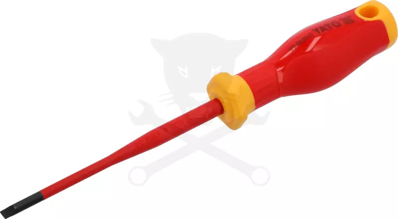 Csavarhúzó szigetelt lapos 4x100 mm VDE 1000V - Slim - Yato