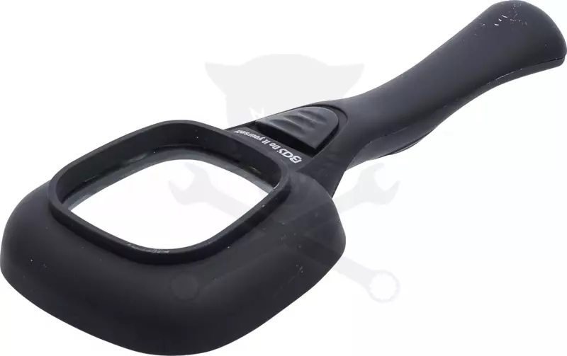 Nagyító 4x - LED világítással, D60 mm elemes BGS