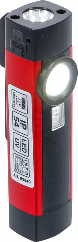 Szerelőlámpa LED COB ledes elemlámpa mini zsebfény UV-s - BGS