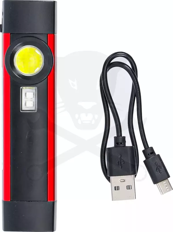 Szerelőlámpa LED COB ledes elemlámpa mini zsebfény UV-s - BGS