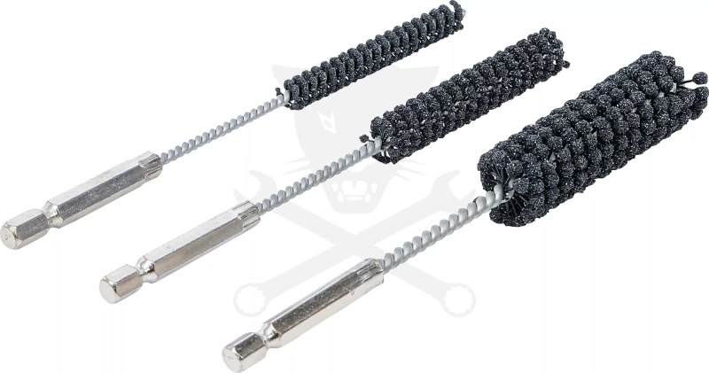 Hónolókefe fúrógépbe 8-12-20 mm, 1/4", 3 db-os - BGS