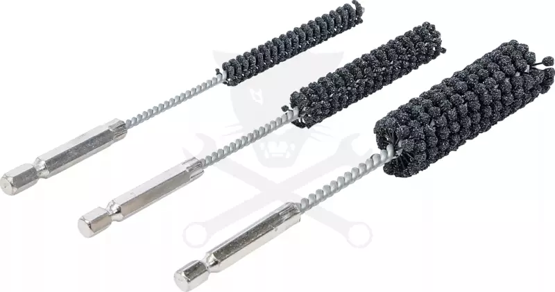 Hónolókefe fúrógépbe 8-12-20 mm, 1/4", 3 db-os - BGS