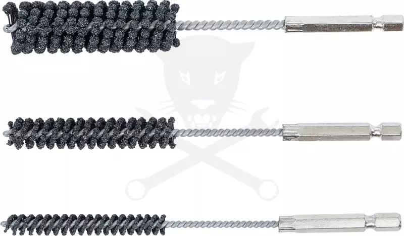 Hónolókefe fúrógépbe 8-12-20 mm, 1/4", 3 db-os - BGS