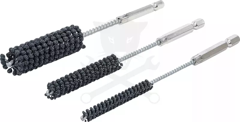 Hónolókefe fúrógépbe 8-12-20 mm, 1/4", 3 db-os - BGS