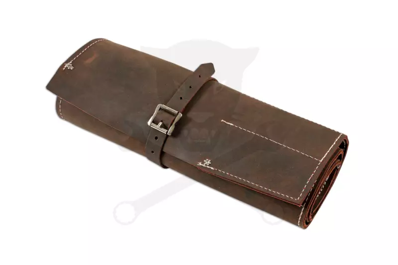 Csillag-villáskulcs készlet 15 db-os Bőr rendszerező 690x305x20 mm