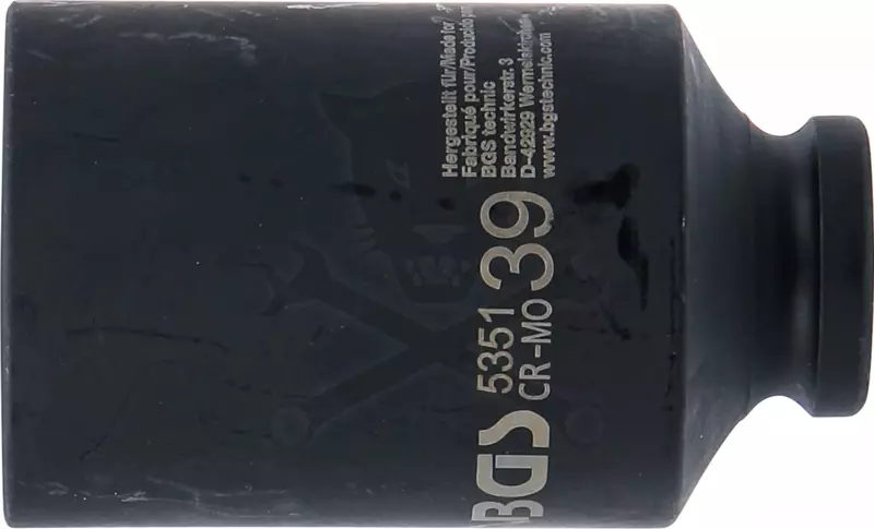 Légkulcsfej 1/2" 12 l.h. 39-es BGS