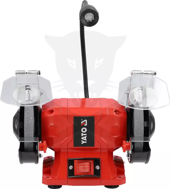 Kettős köszörű, 250 W 150 mm, géplámpával - Yato