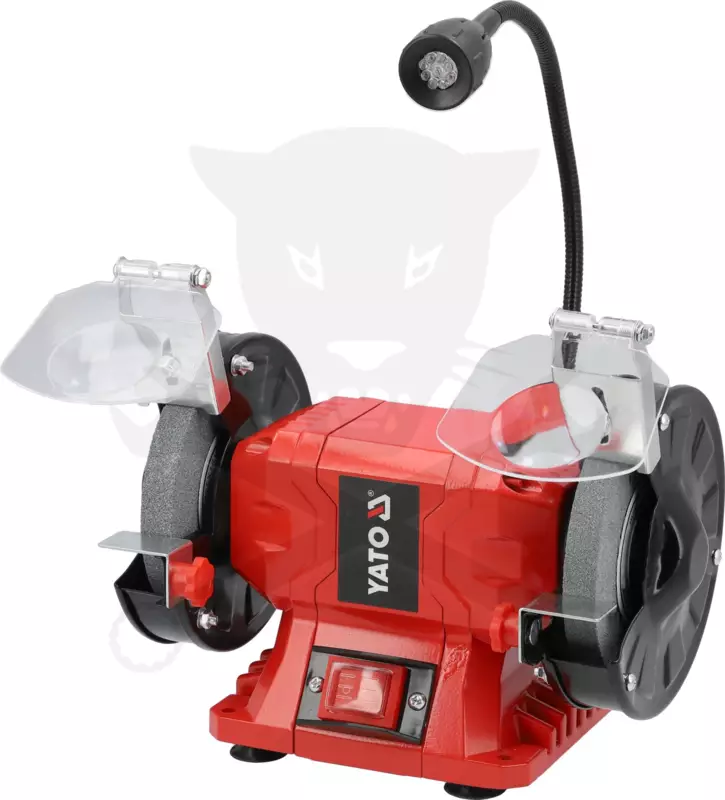 Kettős köszörű, 250 W 150 mm, géplámpával - Yato