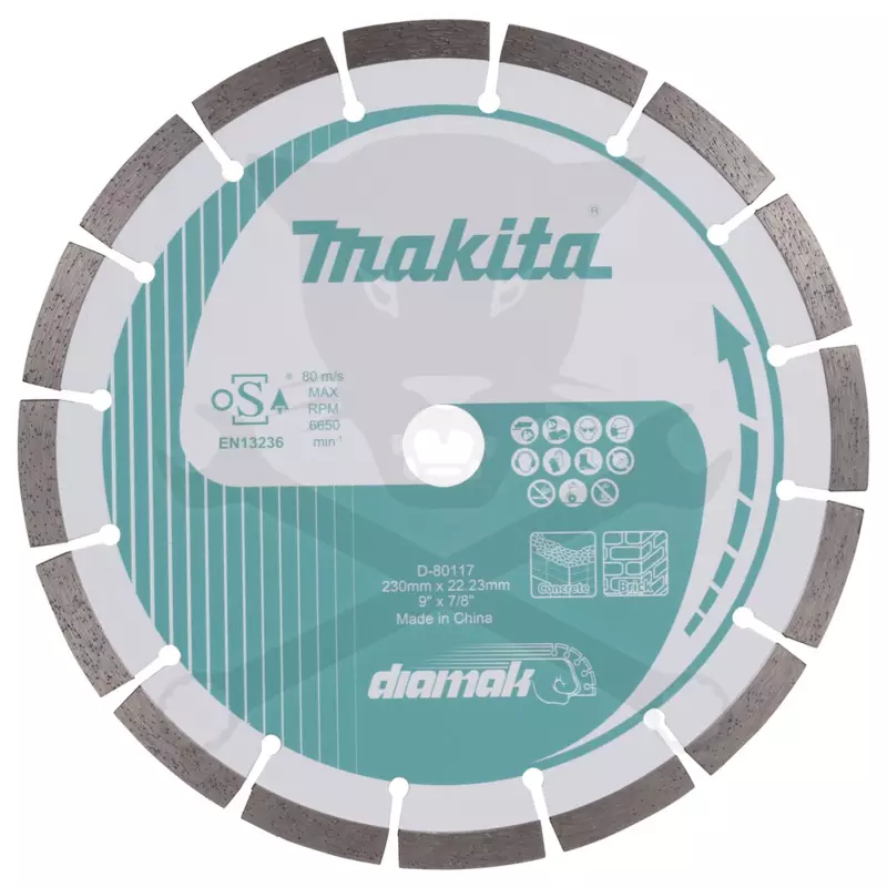 Vágókorong 230 mm Gyémánttárcsa szegmentált DIAMAK - Makita