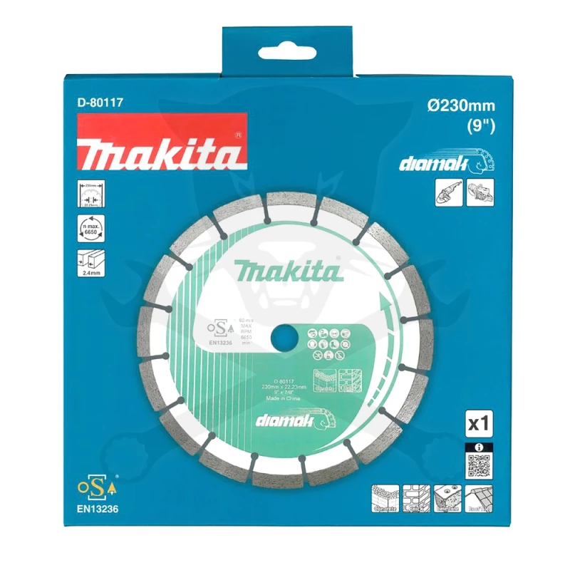Vágókorong 230 mm Gyémánttárcsa szegmentált DIAMAK - Makita