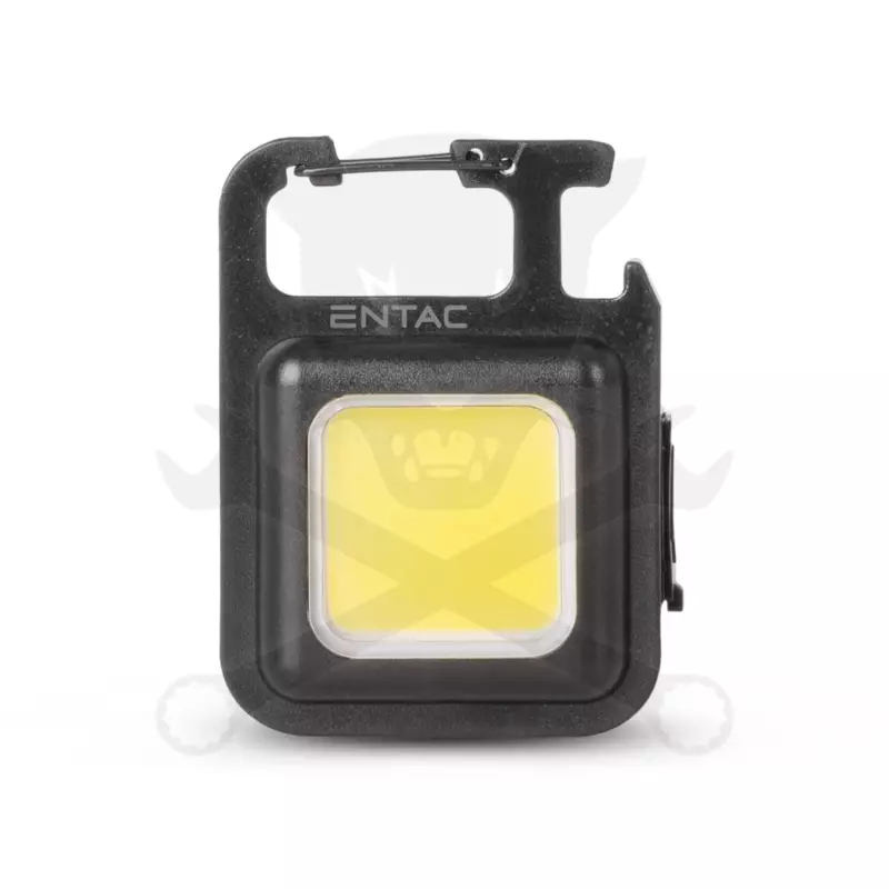 Kulcstartólámpa karabínerrel Li-ion 300 lm COB LED 3 funkciós - ENTAC