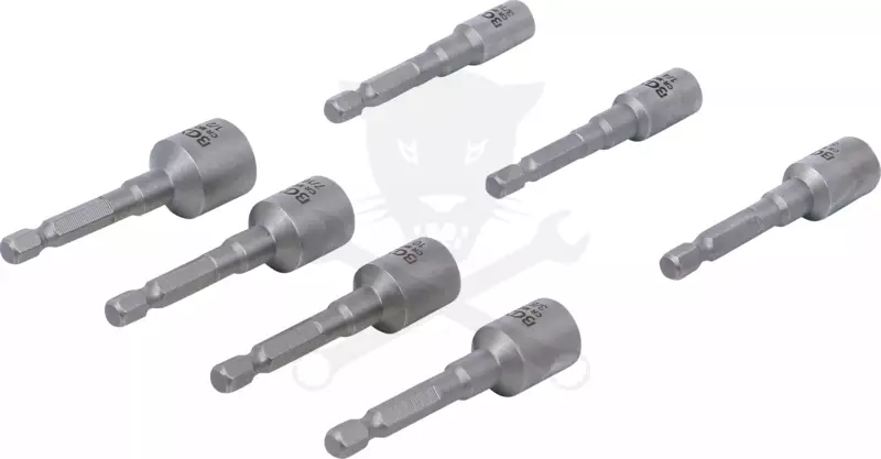 Csavarkiszedő készlet - sérült fejű csavarokhoz hatlap / 1/4"  7 db-os -