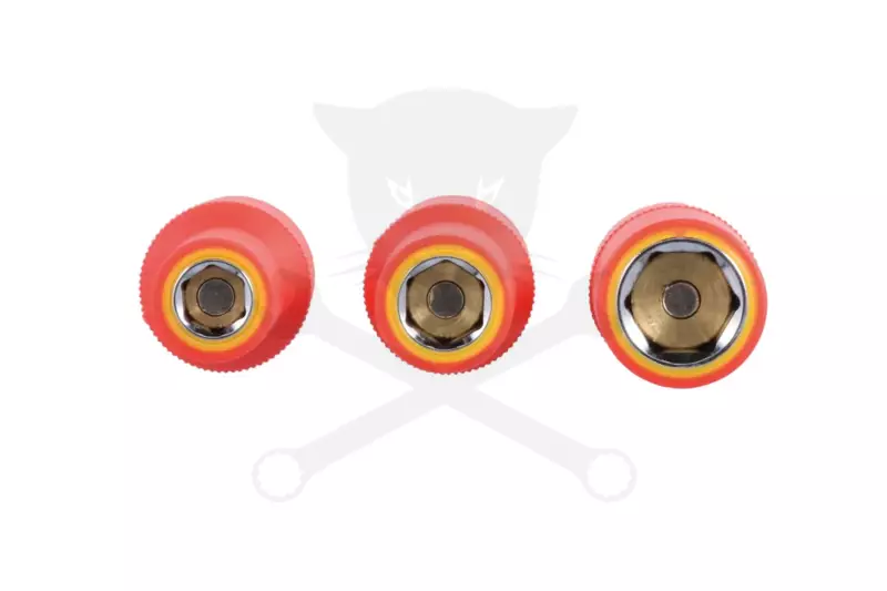 Dugókulcs készlet VDE 1000 V Szigetelt/Hibrid szerszám készlet 3/8" 4 db-os