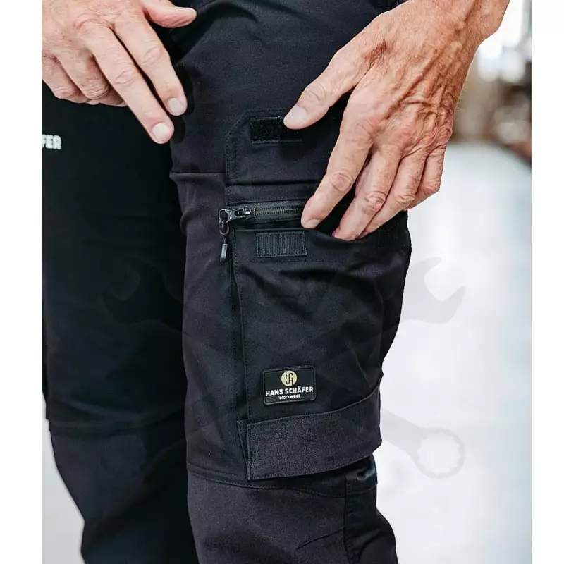 Munkaruha deréknadrág - Adonis stretch Fekete - XL-es