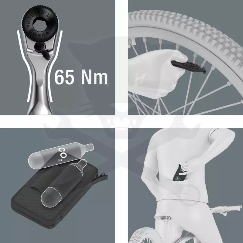Kerékpárszerelő szerszámkészlet 40 részes Set 3 A - Wera