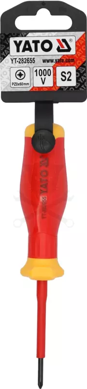 Csavarhúzó szigetelt PZ0x 60 VDE 1000V - Slim - Yato