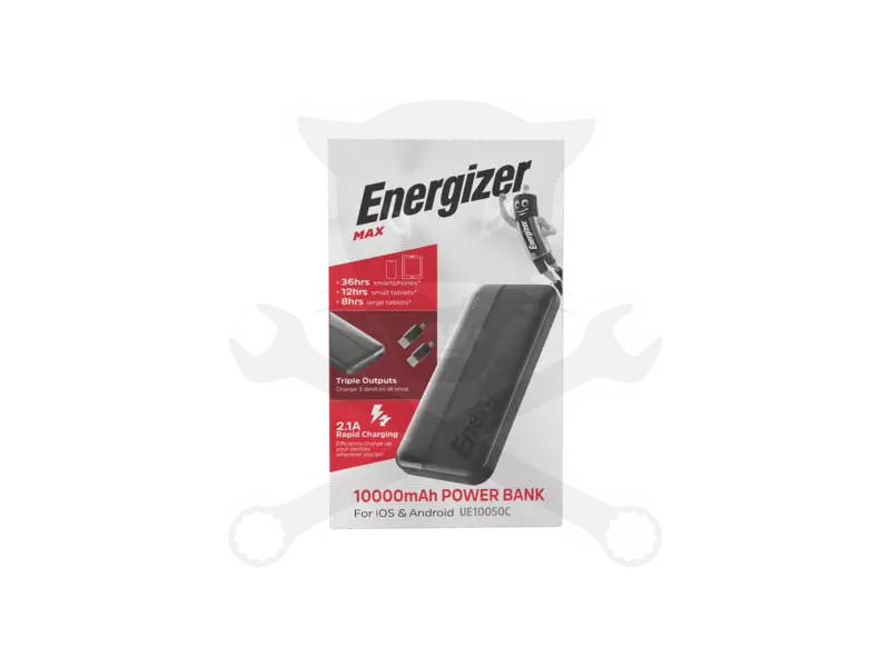 Power Bank 10.000mAh 2.1A 15W 2xUSB-C 1xUSB-A 295g - Energizer