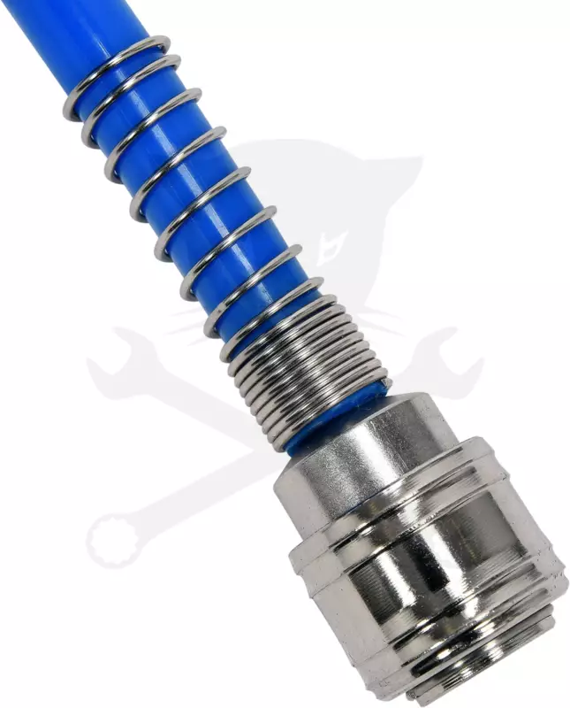 Levegőcső spirál  5 m kék - szerelt  8 mm / 5 mm PU - Yato